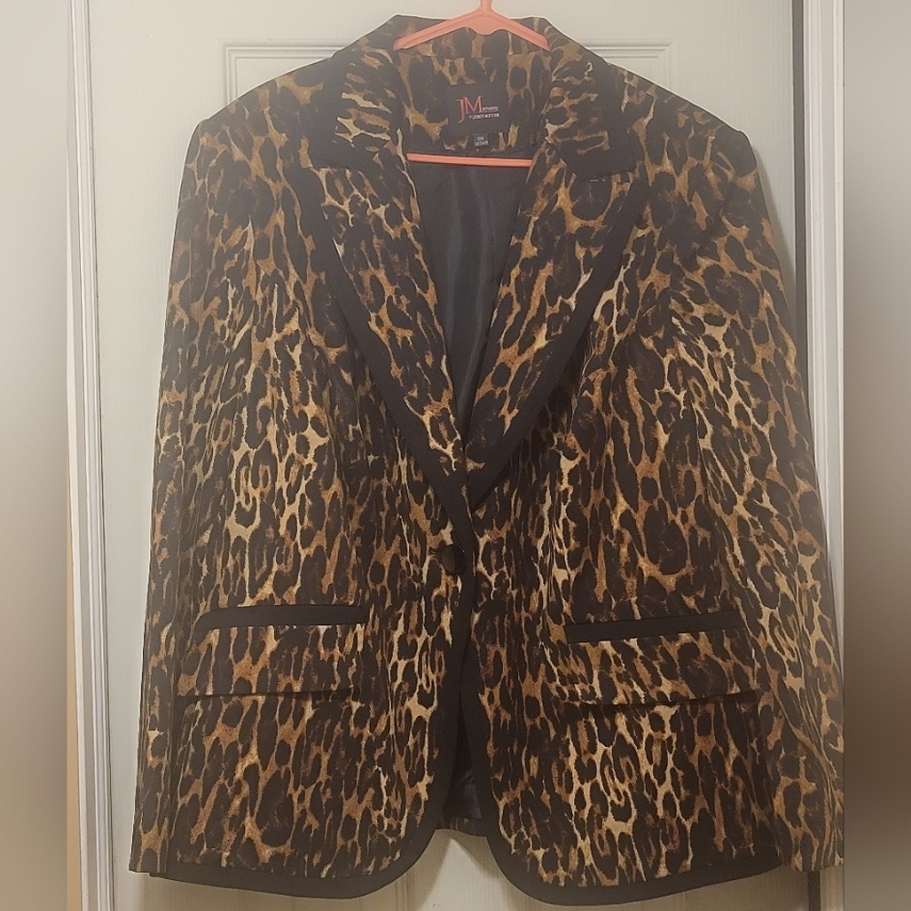 Animal print jacket